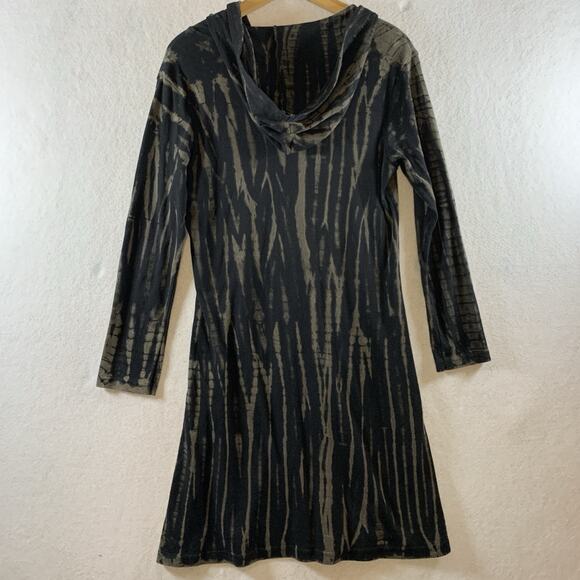 Earthbound Women Longline Button Hoodie Jacket Sz S Boho Grunge Witchy Festival - Picture 4 of 10